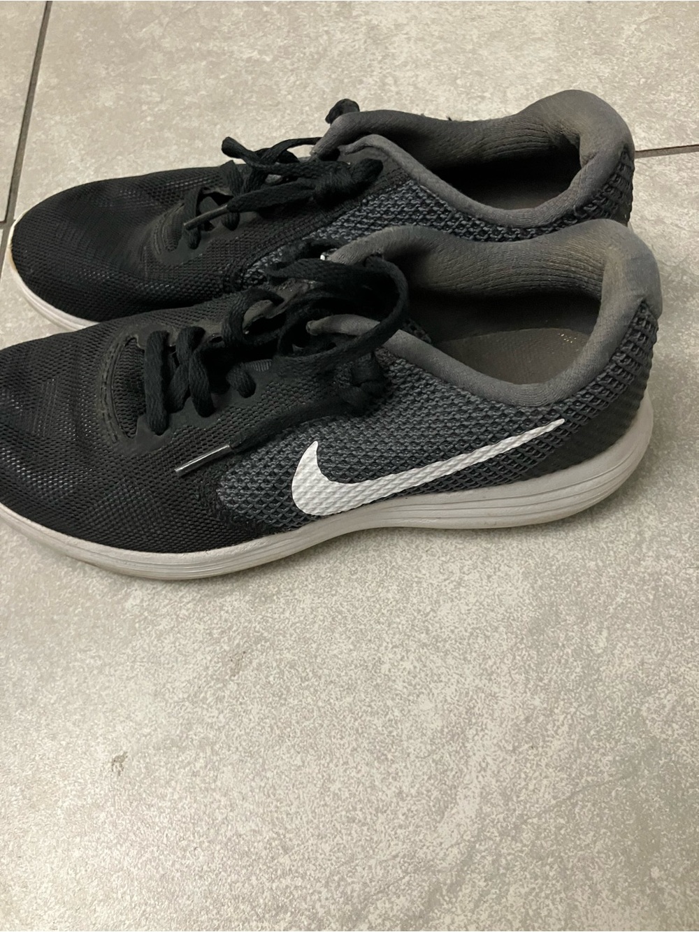 Nike Black, Gray & White Running Sneakers